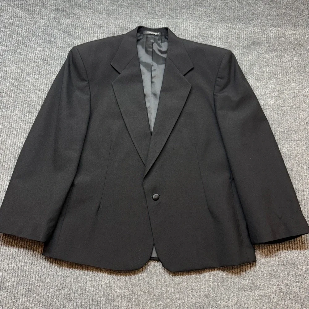 Raffinati Tuxedo Blazer Mens 40R Black Single Button Formal Dinner Jacket Mexico
